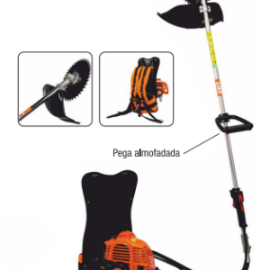 Desbrozadora de mochila de gasolina | BG520B