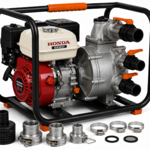 Bomba de agua de alta presión 5Kg motor Honda GX200 3 SALIDAS