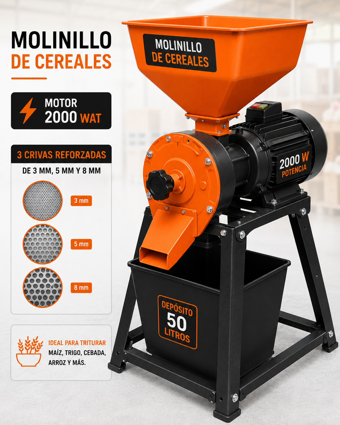 Molinillo de cereales